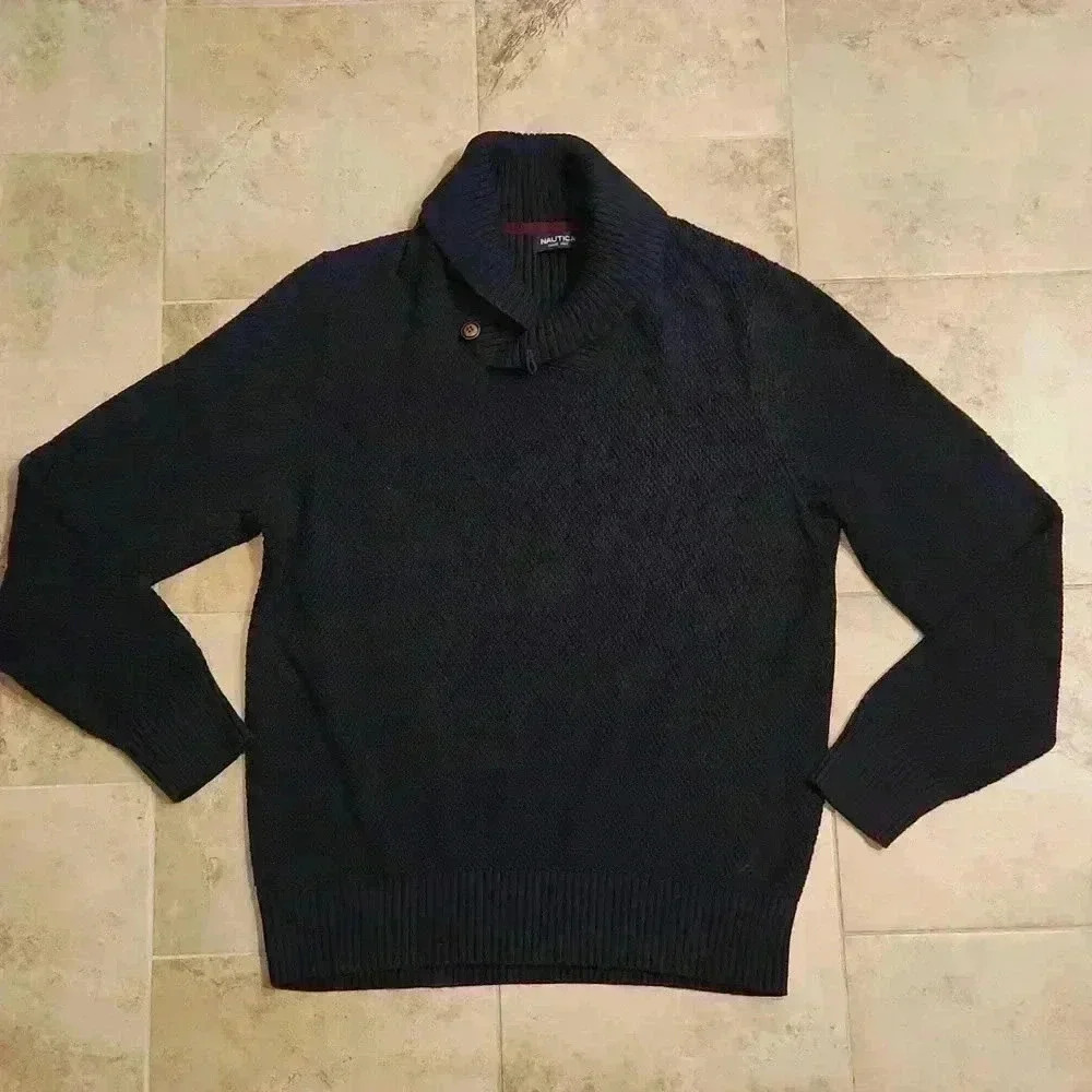 Nautica Mock Neck Sweater